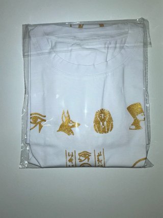 Camiseta Diseño Antiguo Egipto Dorado