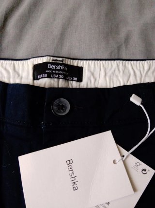 Pantalón corto hombre azul nuevo