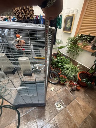 Jaula grande para pájaros
