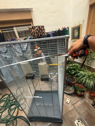 Jaula grande para pájaros