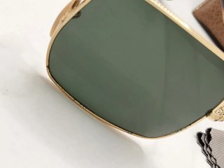 Gafas de sol Ray-Ban Square doradas y verdes