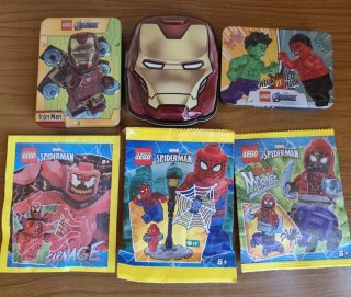 Lego Marvel Avengers y Spiderman