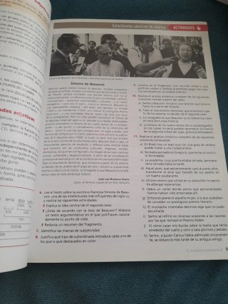 Lengua castellana y literatura, 2 Bachillerato