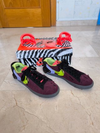 Nike Blazer Low x Acronym Night Maroon Talla 40