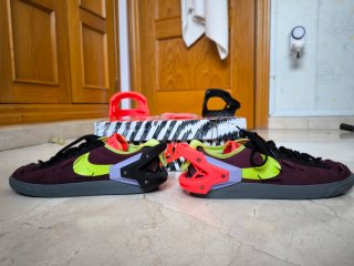 Nike Blazer Low x Acronym Night Maroon Talla 40