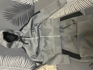 Chándal Under Armour Niñ@ Gris/Negro