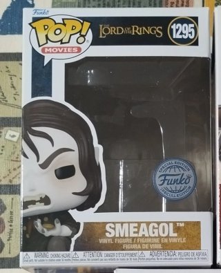 Caja vacia Funko Pop! Smeagol 1295 Lord of the Rin