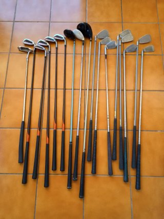 Conjunto Palos de Golf son 17
