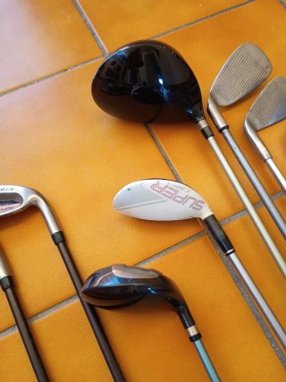 Conjunto Palos de Golf son 17