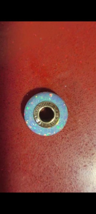 Charm Pandora Cristal Burano Azul Rosa Nuevo