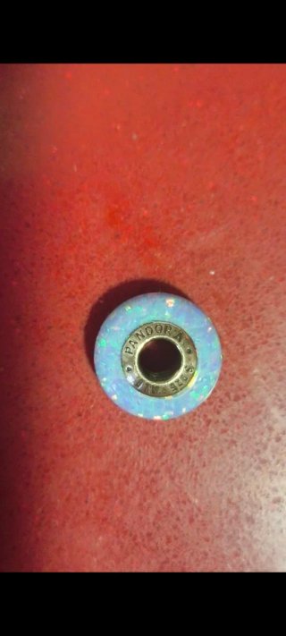 Charm Pandora Cristal Burano Azul Rosa Nuevo