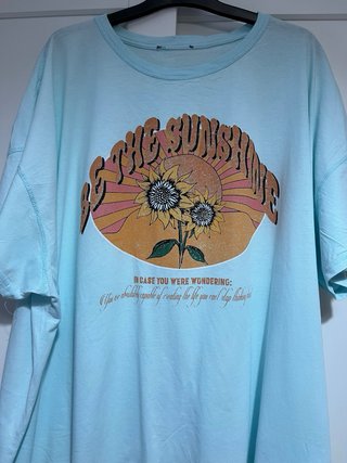 Camiseta oversize The Sunshine XL