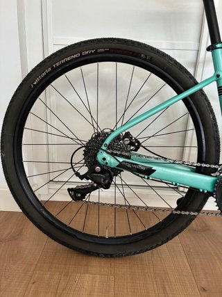 Bicicleta Gravel Mint/Negra