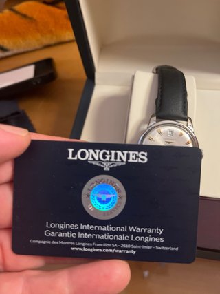 Reloj Longines Automático Esfera Plateada