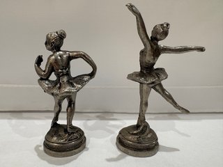 Coppia statuette ballerine vintage