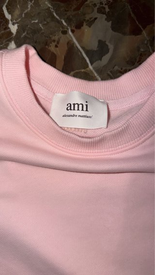 Sudadera Ami Paris Rosa