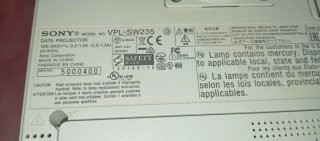 Video proyector Sony VPL- SW235