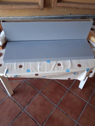2 Scaffali Grigi in Metallo