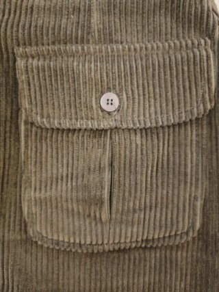 Minigonna vintage marrone velluto a coste