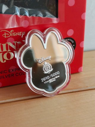 Moneda 1 dollar Plata PROOF-Minnie Mouse
