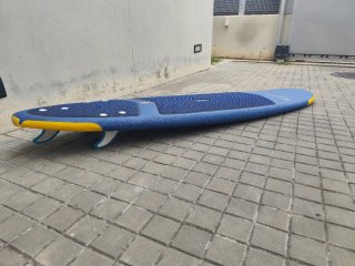 Tabla de surf OLAIAN azul y amarilla