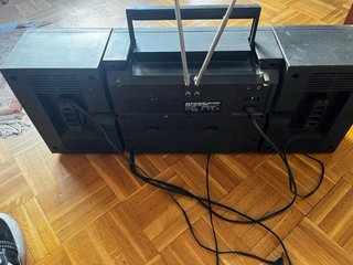 Equipo de música DSL negro