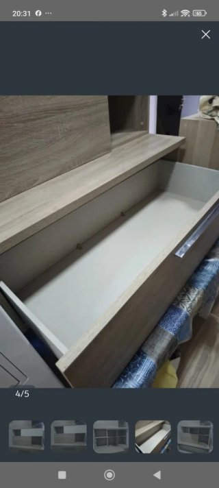 Mueble de salón modular madera