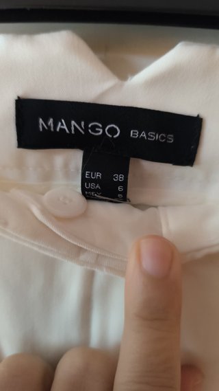 Pantalón vestir Mango Talla 38