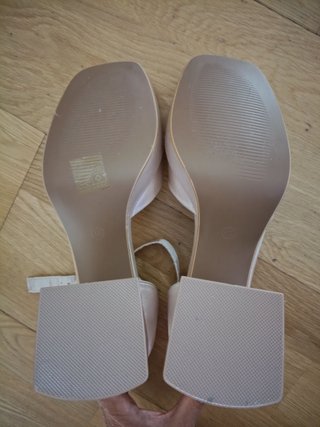 Zapatos de tacón ceremonia talla 40 rosa claro