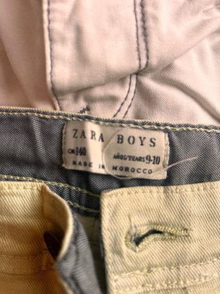 Lote 6 pantalones vaqueros cortos niño