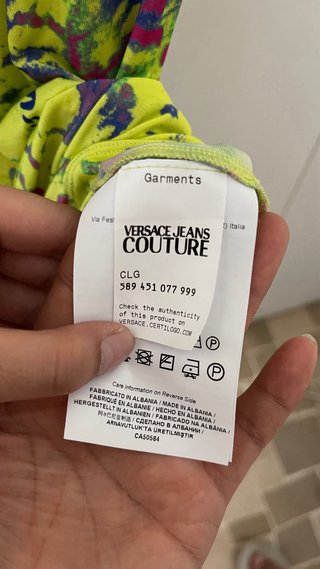 Versace Jeans Couture Vestito Multicolor