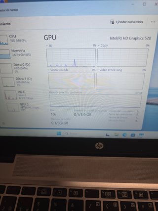 Ordenador Portátil HP I5 SEXTA GENERACIÓN, 8RAM