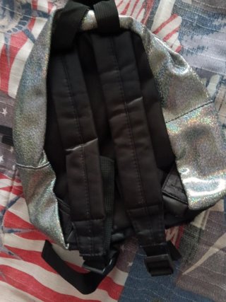 Mochila Mickey Mouse Peluche Lentejuelas