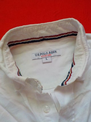 Camisa Blanca U.S. Polo Assn. Talla L