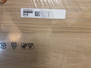 Scaffale in legno Komplement di Ikea in rovere