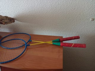 Raquetas de bádminton (2 unidades)