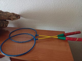 Raquetas de bádminton (2 unidades)