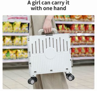 Carrito Plegable 43L con Ruedas