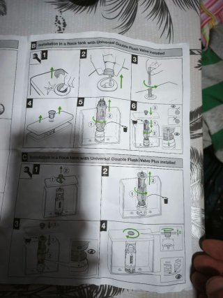 Mecanismo Descarga Roca Universal Dual Flush