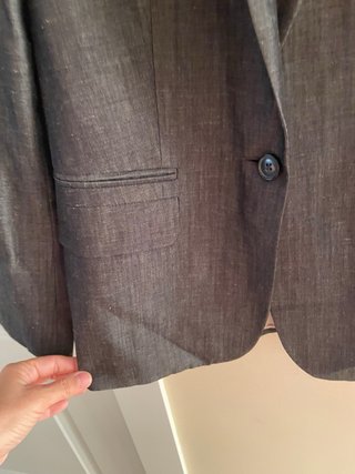 Blazer Massimo Dutti Talla S Gris