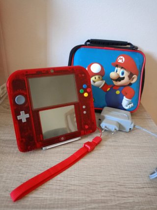Nintendo 2DS Rosso Trasparente