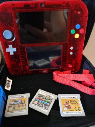 Nintendo 2DS Rosso Trasparente