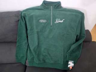 Sudadera Voll-Damm Verde Media Cremallera