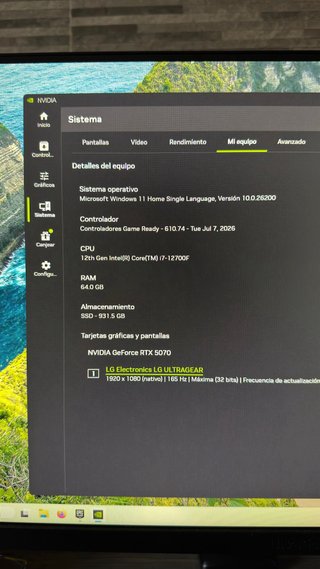 PC Gaming RTX 5070