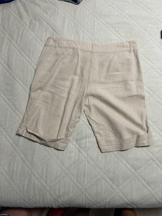 Lefties Pantalones Cortos Beige Talla M