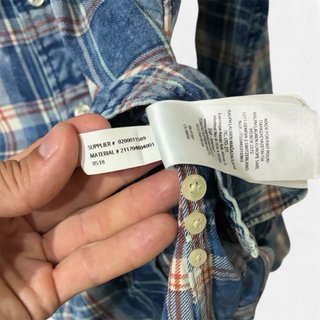 Camicia Polo Ralph Lauren a quadri blu,Taglia L