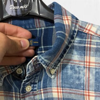 Camicia Polo Ralph Lauren a quadri blu,Taglia L