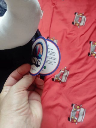 Peluche Torito Negro con ojos azules