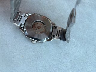 Reloj Versace Automático Negro y Plateado