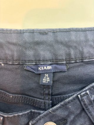 Falda vaquera KIABI azul marino / Nuevo / Talla XS